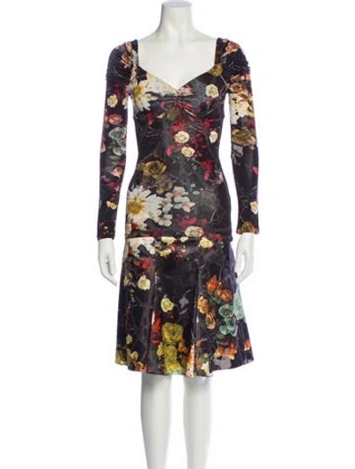 Pre-owned Just Cavalli Printed Skirt Set In Multi