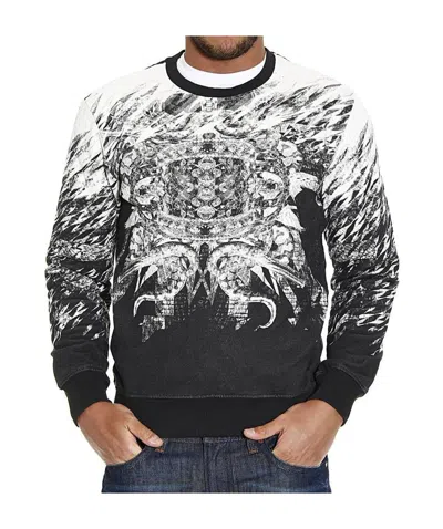 Just Cavalli Printed Sweater In Black
