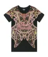 Just Cavalli Printed T-shirt In Black