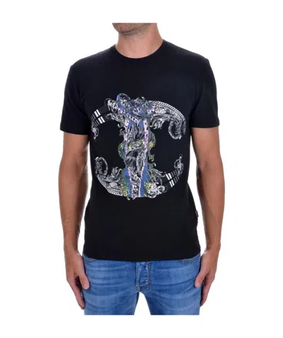 Just Cavalli Printed T-shirt In Black