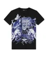 Just Cavalli Printed T-shirt In Black