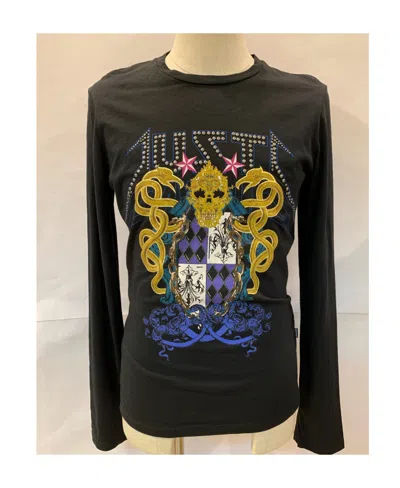 Just Cavalli Printed T-shirt In Black