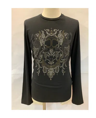 Just Cavalli Printed T-shirt In Black