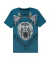 Just Cavalli Printed T-shirt In Blue