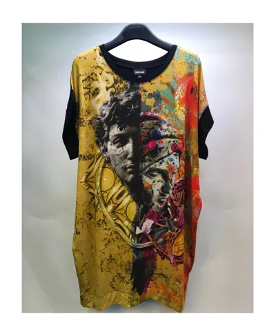 Just Cavalli Printed T-shirt In Brown