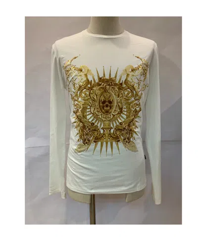 Just Cavalli Printed T-shirt In Gray