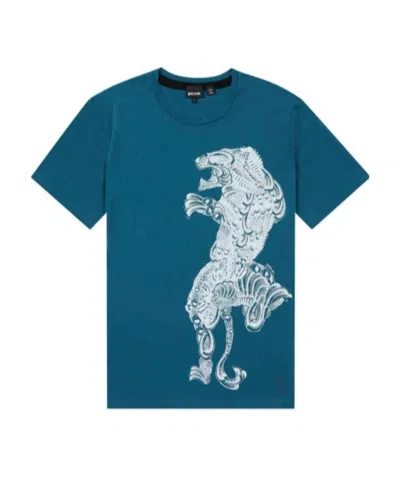 Just Cavalli Printed T-shirt In Green