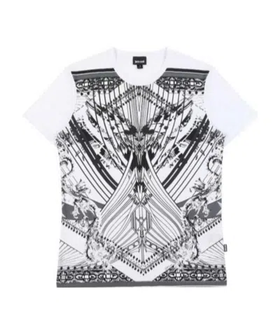 Just Cavalli Printed T-shirt In White