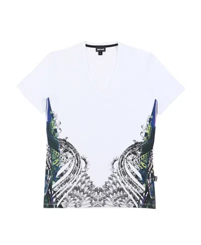 Just Cavalli Printed T-shirt In White