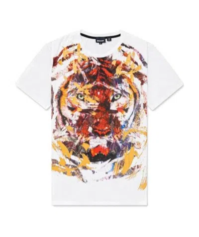Just Cavalli Printed T-shirt In White