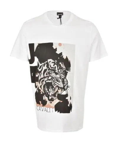 Just Cavalli Printed T-shirt In White