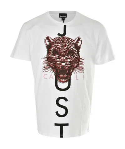 Just Cavalli Printed T-shirt In White