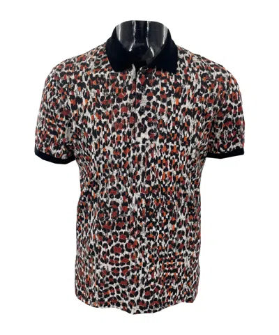 Just Cavalli Pull-down Short-sleeved Polo Shirt In Black