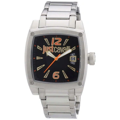 Just Cavalli Pulp Black Dial Men's Watch R7253583001 In Metallic