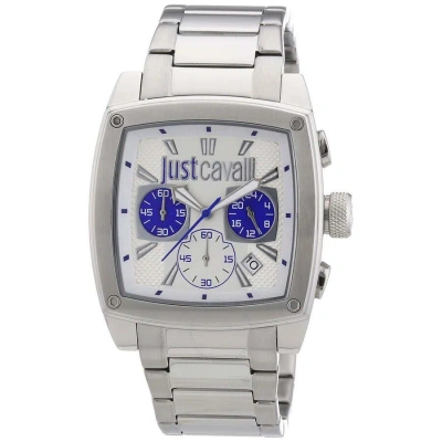 Just Cavalli Pulp Silver Dial Men's Watch R7273583002 In Metallic