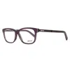 Just Cavalli Purple Plastic Frames In Neutral