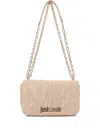 Just Cavalli Quilted Chain-strap Shoulder Bag In Neutral