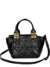 Just Cavalli Quilted Tote Bag In Black