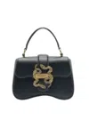 Just Cavalli Range A New Iconic Snakes Bag In Nero