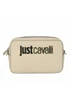 Just Cavalli Range B Metal Lettering Bag - St In Beige