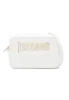 Just Cavalli Range B Metal Lettering Bag-sk In Bianco