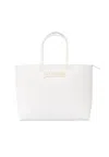 Just Cavalli Range B Metal Lettering Bag-sk In Bianco