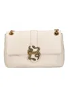 Just Cavalli Range C New Iconic Puffy Bag In Bianco