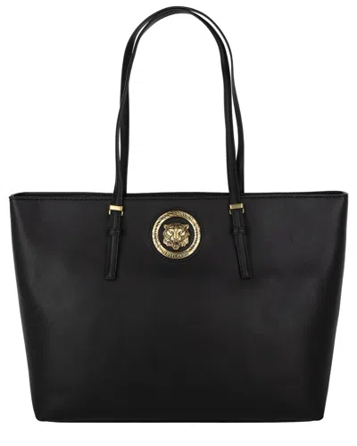 Just Cavalli Range Z Jc Tote In Black