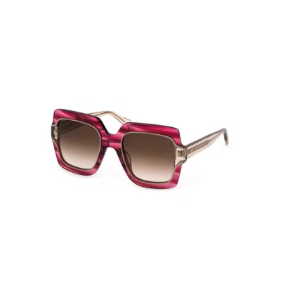 Just Cavalli Red Plastic Sunglasses In Pink