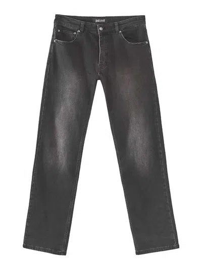 Just Cavalli Regular Jeans 105oz In Black