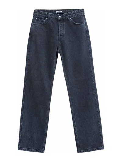 Just Cavalli Regular Jeans Mid Wash In Blue