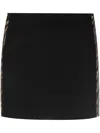 Just Cavalli Rhinestone-embellished Miniskirt In Black