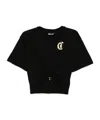 Just Cavalli Ring-detail T-shirt In Black