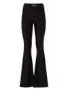 Just Cavalli Ring-detail Trousers In Black