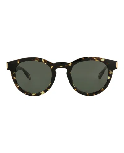 Just Cavalli Round-frame Acetate Sunglasses In Brown