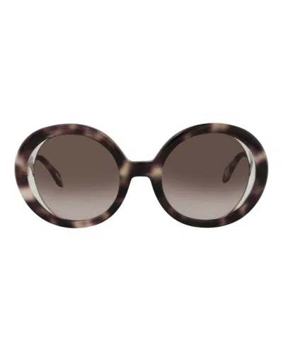 Just Cavalli Round-frame Acetate Sunglasses In Multi