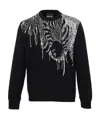 Just Cavalli Round-necked Sweater In Black