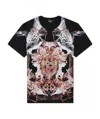 Just Cavalli Round-necked T-shirt In Black