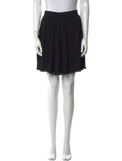 Pre-owned Just Cavalli Ruffle Embellishment Mini Skirt In Black