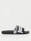 Just Cavalli Logo-print Slides In Black