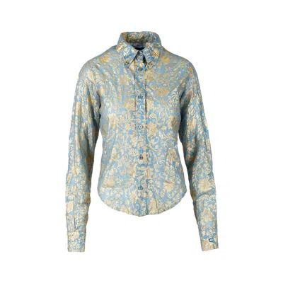 Just Cavalli Screen Printed Cotton Shirt - '00s In Multi