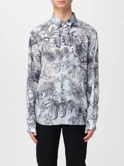 Just Cavalli Shirt  Men Color Blue