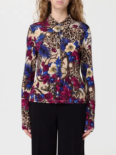 Just Cavalli Shirt  Woman Color Multicolor In Blue