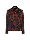 Just Cavalli Apocalypse Snake-print Button-up Shirt In Multicolour