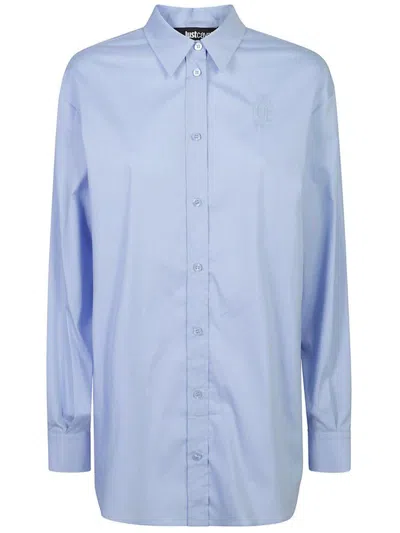 Just Cavalli Shirts In Blue