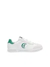 Just Cavalli Logo-print Leather Sneakers In White