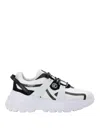 Just Cavalli Mesh Chunky Sneakers In White