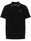Just Cavalli Short Sleeve Polo Shirt In Cotton