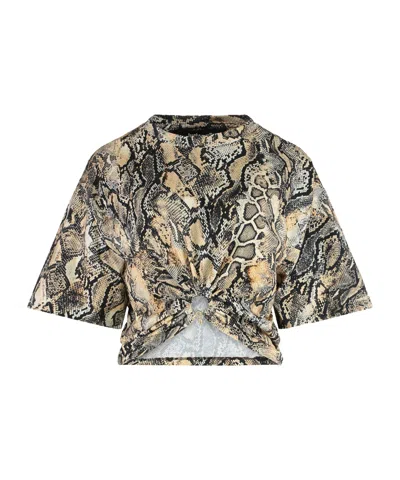 JUST CAVALLI SHORT-SLEEVED COVER-UP