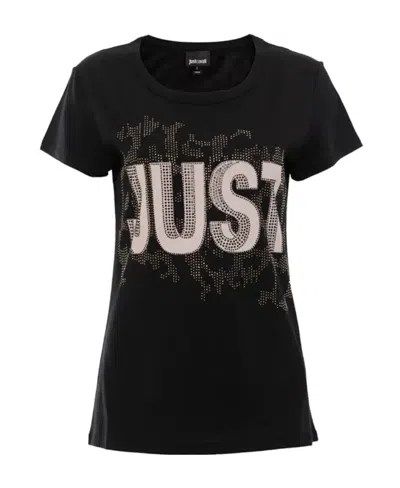 Just Cavalli Short-sleeved T-shirt In Black